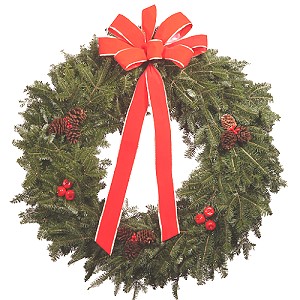 32 inch Premium Balsam Christmas Wreath