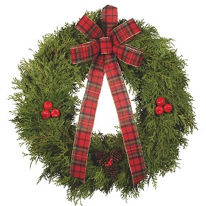 Cedar Wreaths, a unique texture