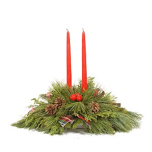 Holiday 2 Candle Centerpiece