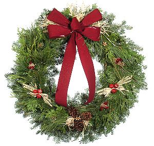 32 inch Contemporary Mixed Christmas Wreath