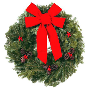 Traditional 22 Balsam Christmas Wreath